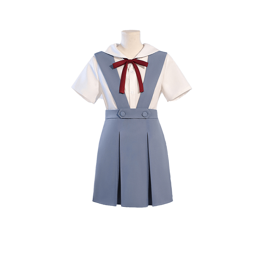Uniforme Escolar EVA Otimizado - Cosplay Neon Genesis Evangelion - Estrela Cosplay