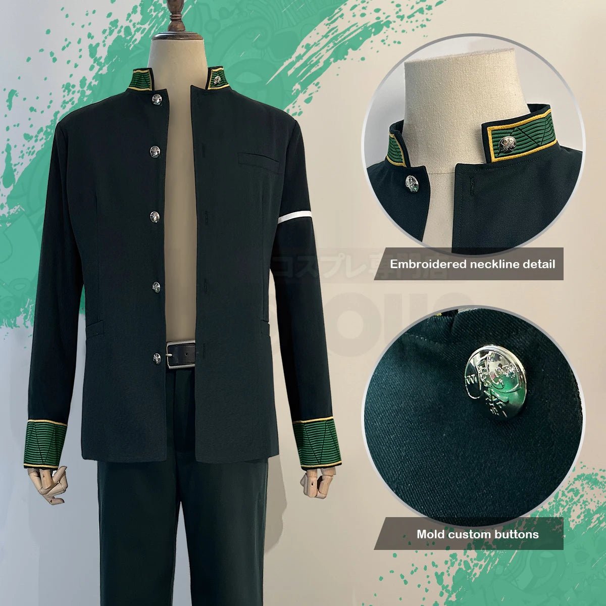 Fantasia Cosplay Kyotaro Sugishita Wind Breaker Jaqueta Uniforme Escolar Peruca Camiseta Branca Presente Convenção - Estrela Cosplay
