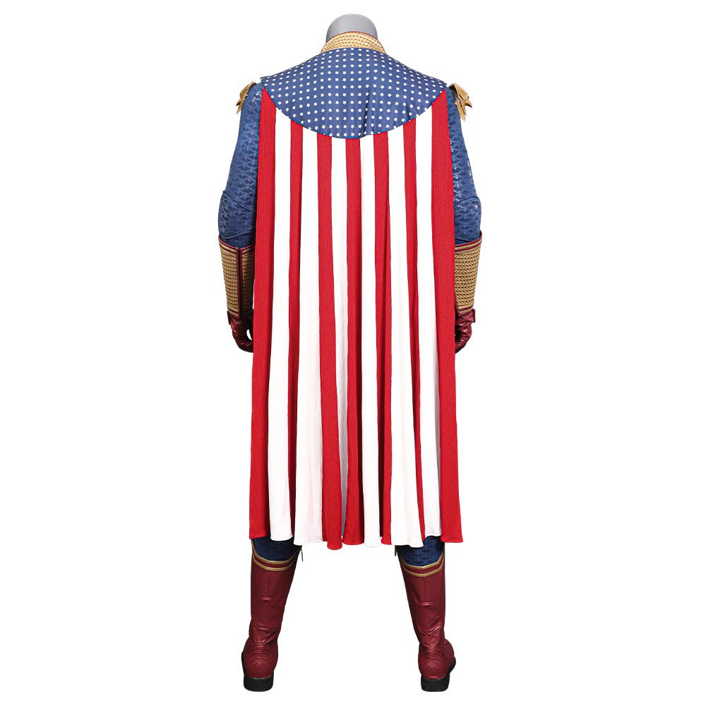 Fantasia de Cosplay Homelander da Série The Boys - Qualidade Premium - Estrela Cosplay