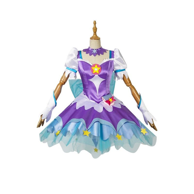 Conjunto de Cosplay Kaguya Madoka Selene | Vestido e Sapatos Unissex Pretty Cure Anime - Estrela Cosplay