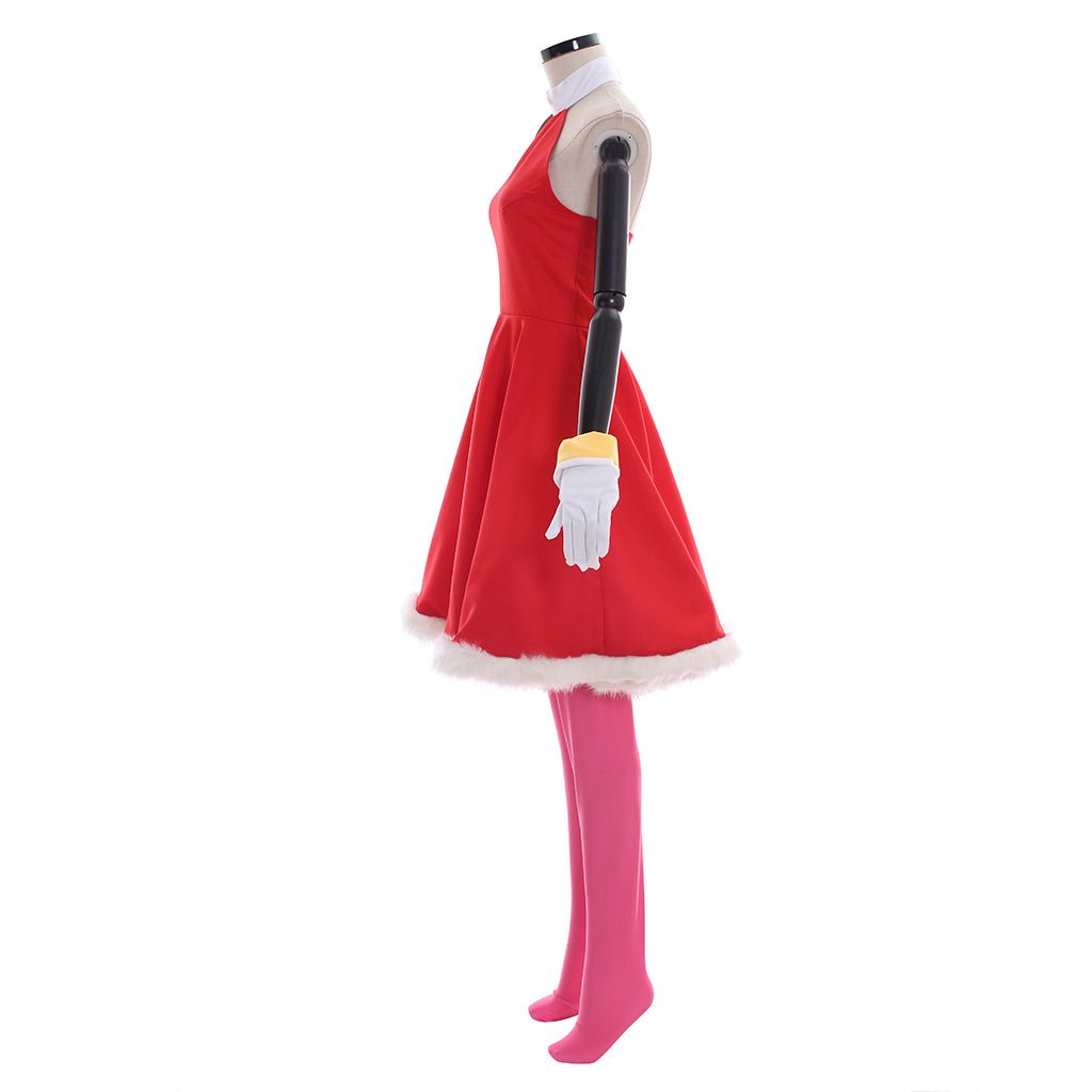 Fantasia de Amy Rose - Vestido Vermelho para Mulheres | Série de Cosplay de Jogo - Estrela Cosplay