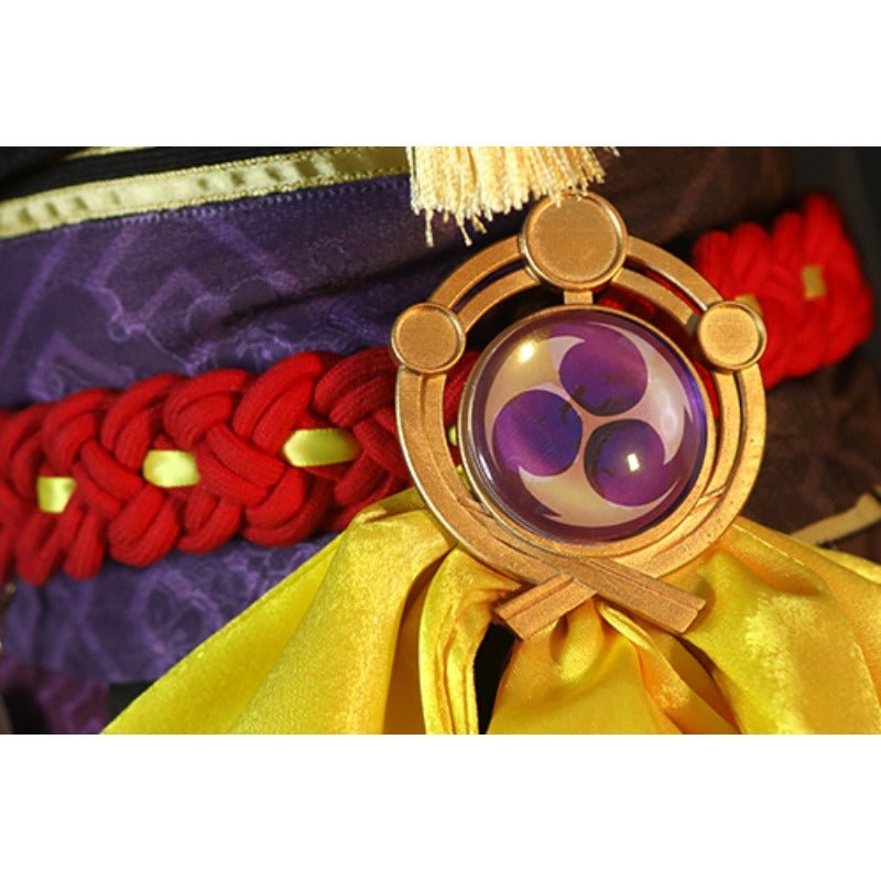 Fantasia de Kujou Sara de Genshin Impact para Halloween e Eventos de Anime - Estrela Cosplay