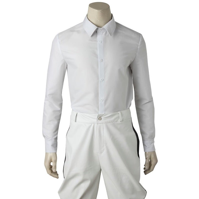 Terno Cosplay Jerome - Casaco Vermelho e Colete Laranja para Halloween e Festivais - Estrela Cosplay