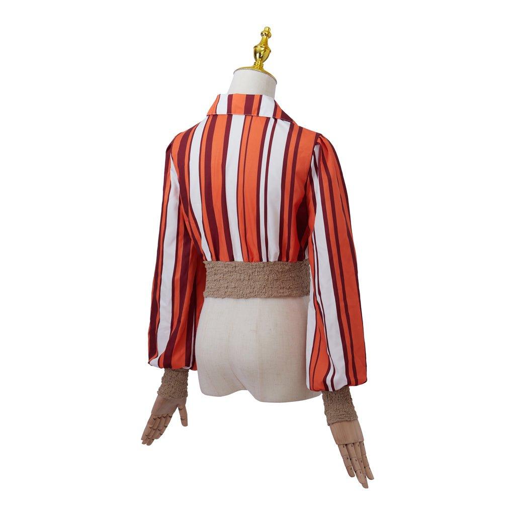 Fantasia de Cosplay Donna Sheridan Mamma Mia para Mulheres | Macacão com Cinto | Traje de Musical da Broadway - Estrela Cosplay