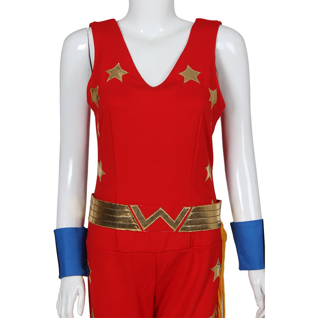 Fantasia de Wonder Woman para Adultos – Traje Iconico da Guerreira Amazona - Estrela Cosplay