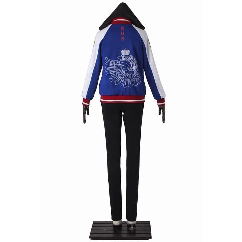 YURI!!! on ICE Fantasia de Yuri Plisetsky Casaco Cosplay para Festas de Halloween - Estrela Cosplay