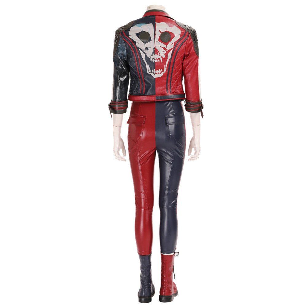 Fantasia de Cosplay Harley Quinn da Liga da Justiça e Esquadrão Suicida - Traje de Filme de Alta Qualidade - Estrela Cosplay