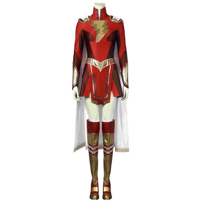 Traje de Cosplay Lady SZ Mary Marvel Fúria dos Deuses para Mulheres - Estrela Cosplay