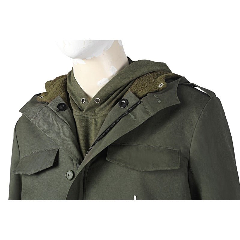 Fantasia de Cosplay do Charada Edward Nygma - Conjunto Completo com Máscara e Traje Verde Militar - Estrela Cosplay