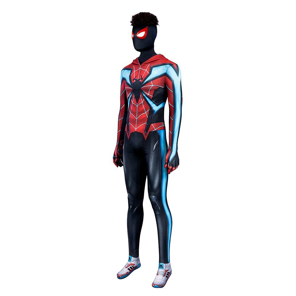 Traje de Cosplay Spider-Man Miles Morales Evolution Suit - Conjunto Completo para Halloween e Eventos - Estrela Cosplay