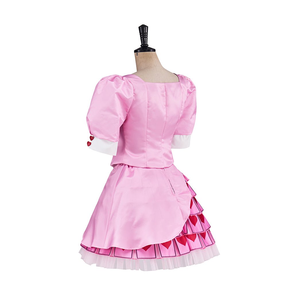Vestido de Cosplay D-Descendentes 4 Vermelho – Fantasia de Princesa para Halloween e Carnaval - Estrela Cosplay