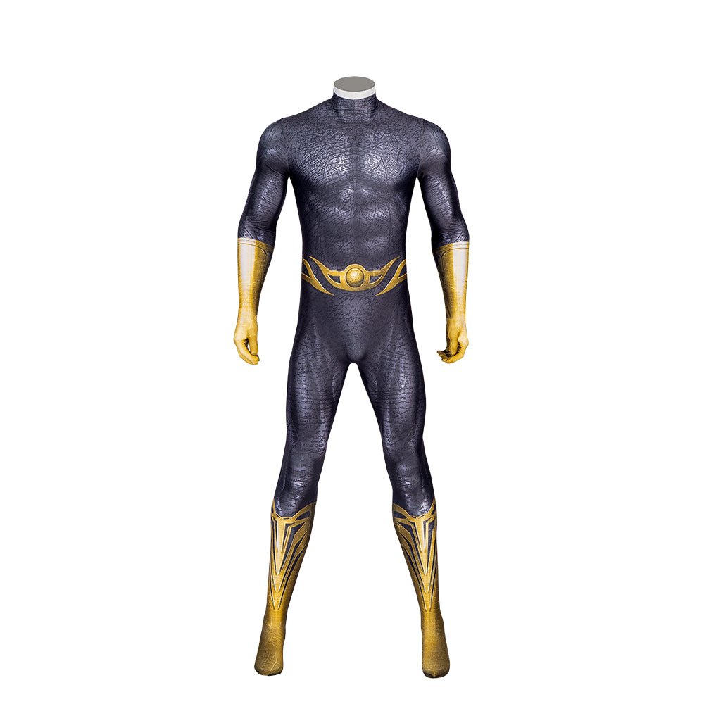 Fantasia de Black Adam para Homens - Conjunto Completo com Roupão e Máscara para Halloween e Eventos de Cosplay - Estrela Cosplay