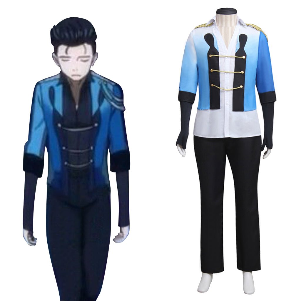 Fantasia de Performance de Patinação no Gelo Viktor Nikiforov Yuri on Ice para Cosplay - Estrela Cosplay