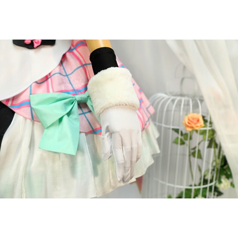 Fantasia de Cosplay Magical Mirai 2021 Coelho Trevo Miku com Botas - Traje de Hatsune Miku - Estrela Cosplay