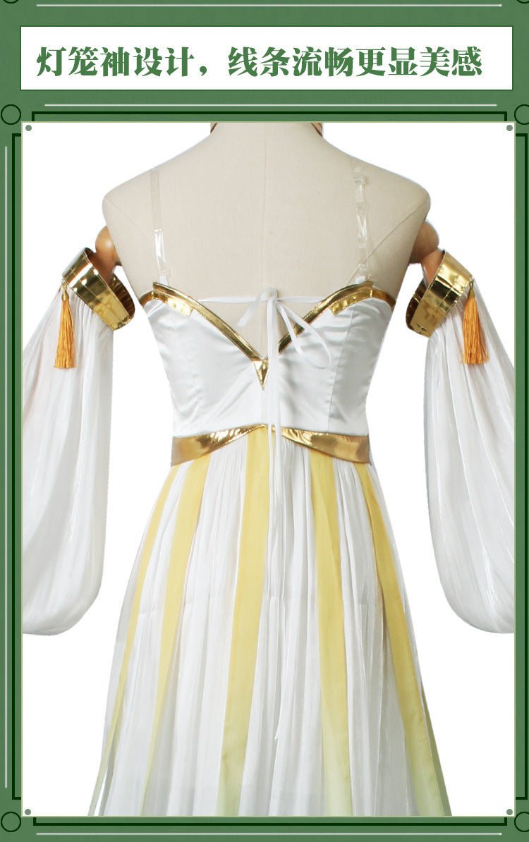 Fantasia de Naxida Genshin Impact – Traje Oficial de Nahida para Cosplay - Estrela Cosplay