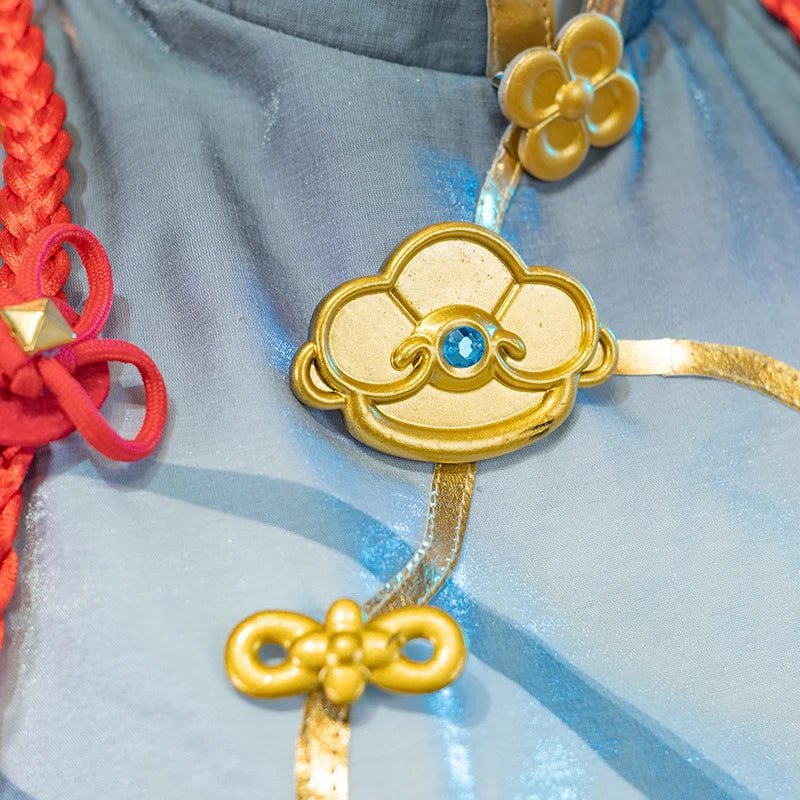 Fantasia Shenhe Cosplay Genshin Impact - Traje Completo para Mulheres - Estrela Cosplay