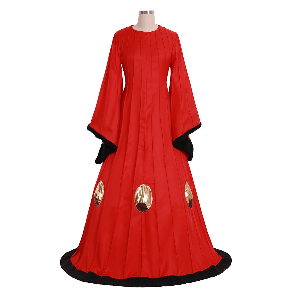 Vestido de Cosplay da Rainha Padme Amidala | Traje Vermelho Personalizado para Eventos - Estrela Cosplay