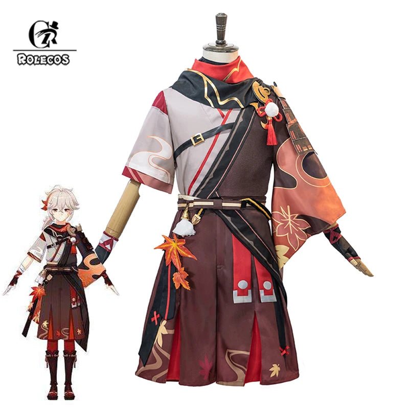 Fantasia de Kaedehara Kazuha Cosplay Genshin Impact Kiryu Kazuha - Conjunto Completo para Homens - Estrela Cosplay