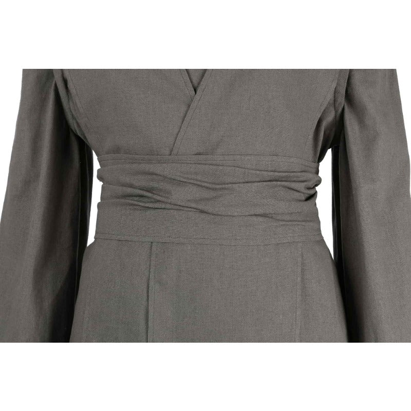 Traje de Cosplay Obi-Wan Kenobi Conjunto Completo - Manto Jedi para Halloween e Carnaval - Estrela Cosplay