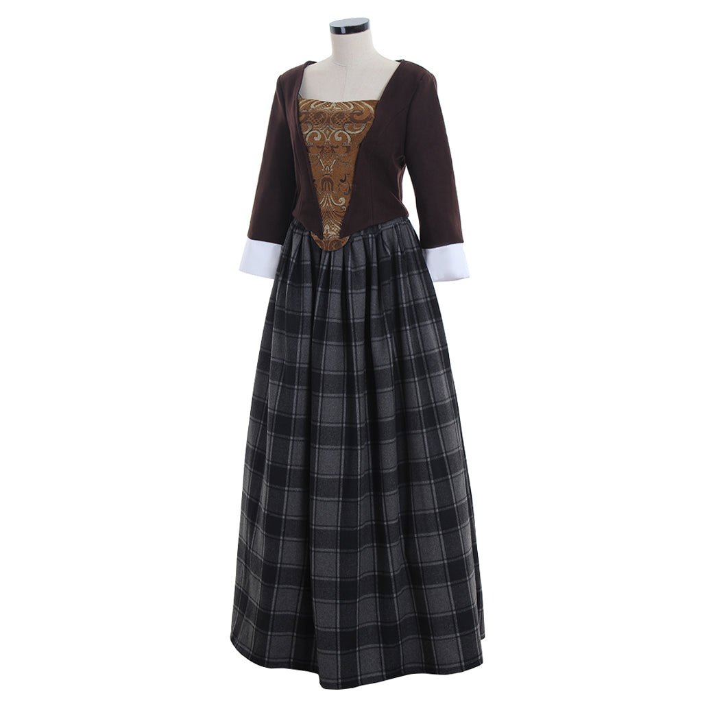 Vestido de Cosplay Inspirado em Outlander | Traje das Terras Altas da Escócia para Mulheres - Estrela Cosplay
