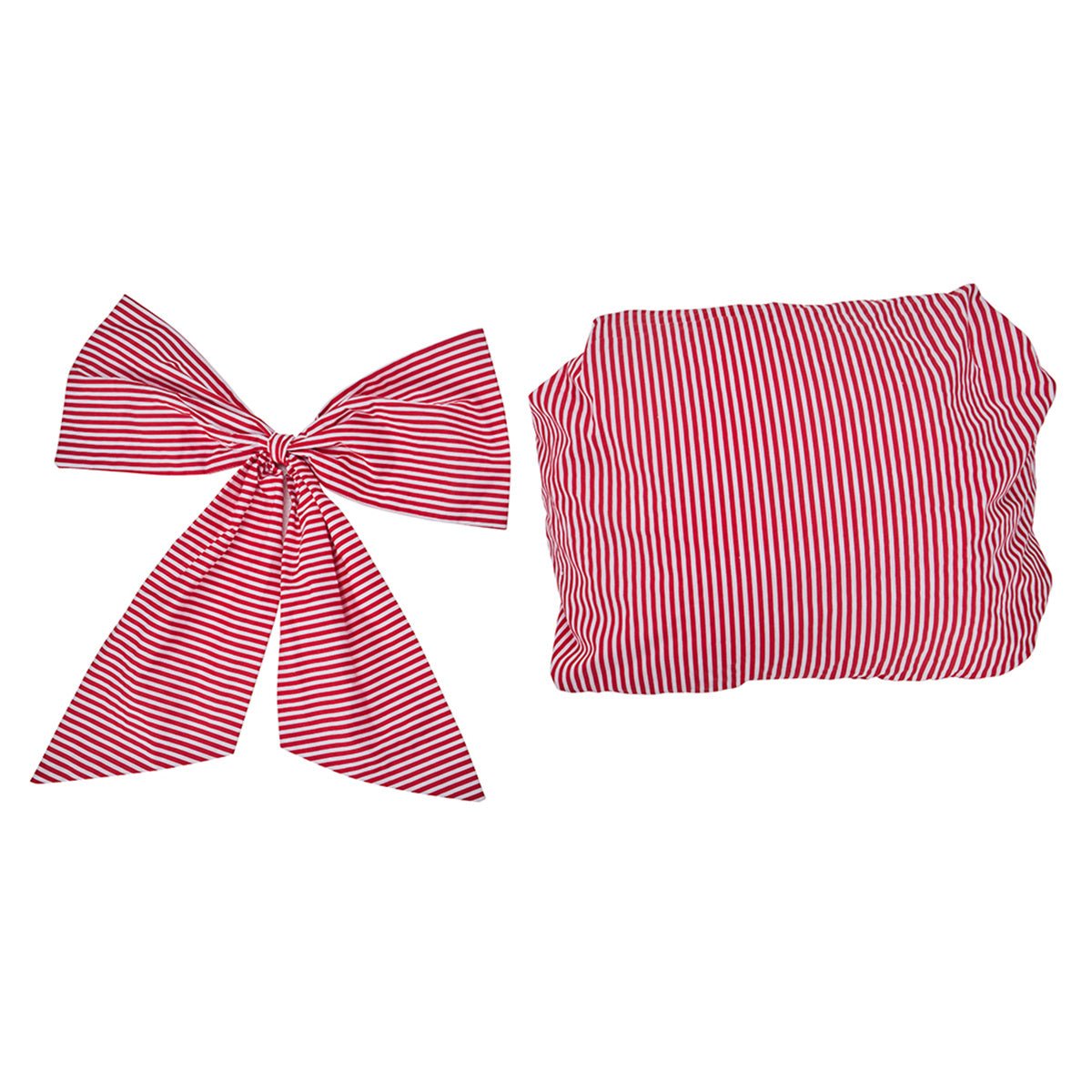 Vestido Vitoriano Listrado Vermelho – Elegante Fantasia de Cosplay para Amantes de Anime e Gótico - Estrela Cosplay