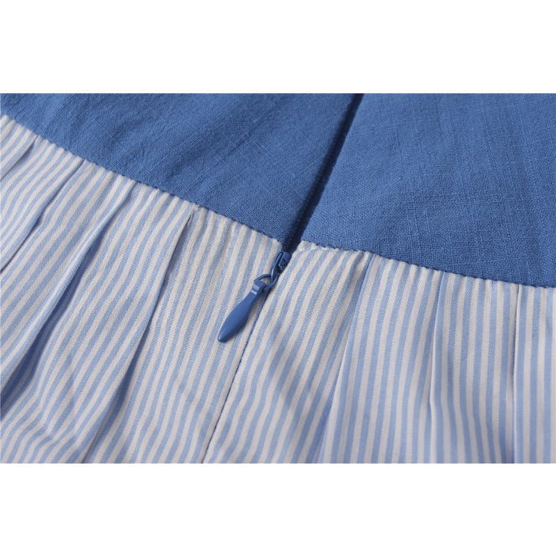 Vestido de Empregada Blue Belle - Cosplay Anime A Bela e a Fera para Shows e Festas - Estrela Cosplay