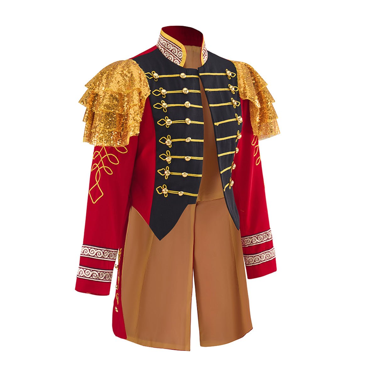 Uniforme Vermelho de Oficial Cosplay Feminino – Traje Militar de Anime Premium para Cosplay e Halloween - Estrela Cosplay