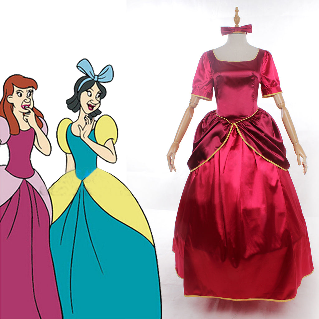 Série de Fantasias de Cosplay Disney Cinderela: Princesa, Príncipe, Madrasta e Empregada - Estrela Cosplay