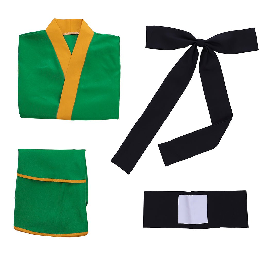 Traje Cosplay Gon Freecss de Hunter X Hunter - Quimono Verde Lolita para Mulheres - Estrela Cosplay