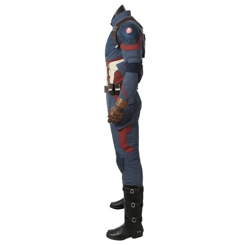 Fantasia de Cosplay Steven Rogers Capitão América - Uniforme de Herói para Halloween - Estrela Cosplay