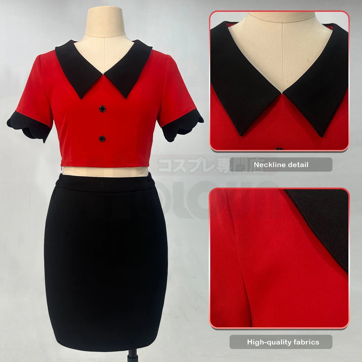 Fantasia de Cosplay Vaggie do Anime Haz Hotel com Peruca Saia Longa Prata Rosa Pente Net Presente para Halloween Convenções - Estrela Cosplay