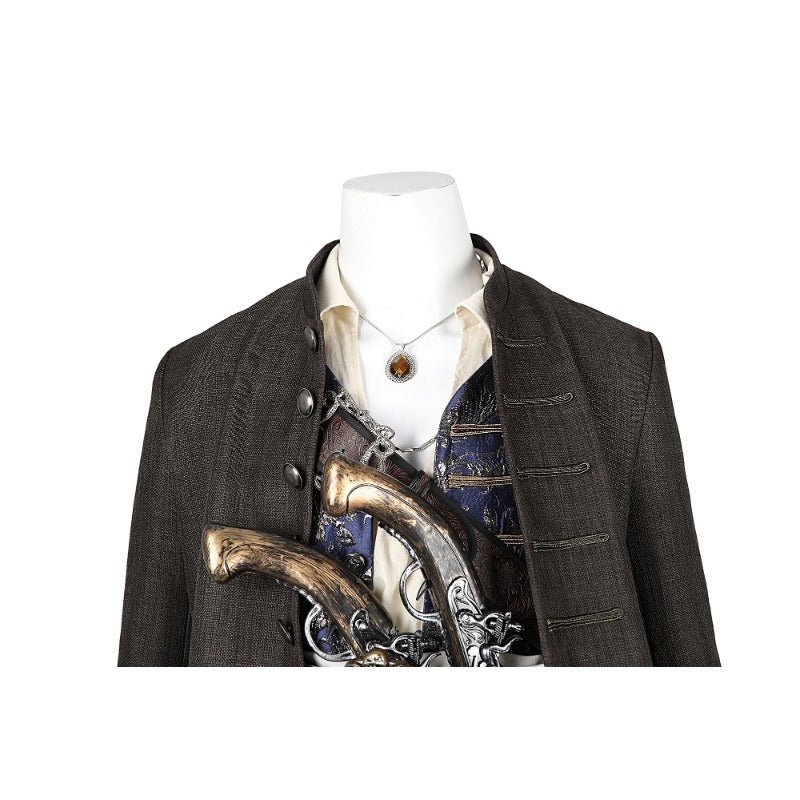 Fantasia de Captain Jack Sparrow Cosplay - Conjunto Pirata de Alta Qualidade para Adultos no Halloween - Estrela Cosplay
