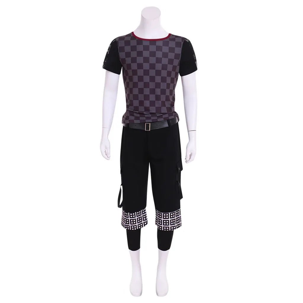 Fantasia de Cosplay Yozora para Homens - Jaqueta com Capuz Punk Uniforme Preto para Festa de Halloween, Carnaval, Disfarce e Streetwear - Estrela Cosplay