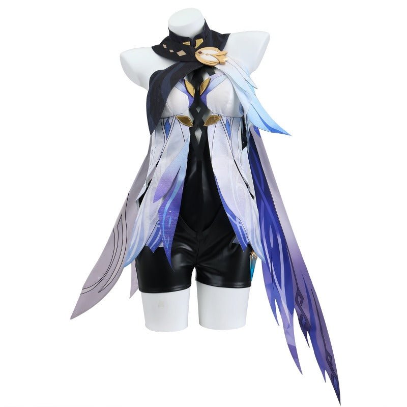 Fantasia Cosplay Genshin Impact Skirk – Roupa de Tartaglia Mestre para Mulheres - Estrela Cosplay