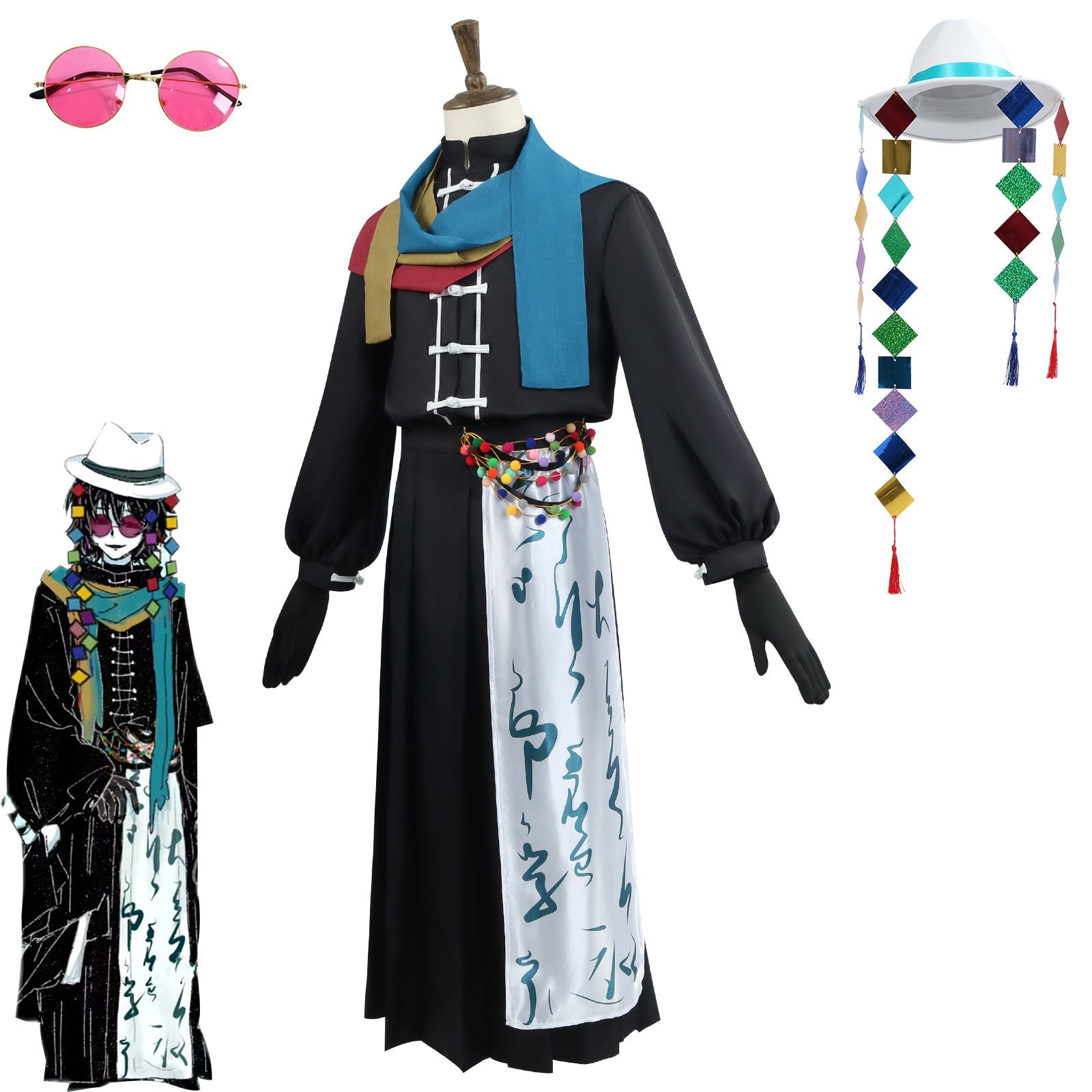 A Sete Noites: História Fantasma – Traje de Cosplay Che Fuzhao & Hua Qing - Estrela Cosplay