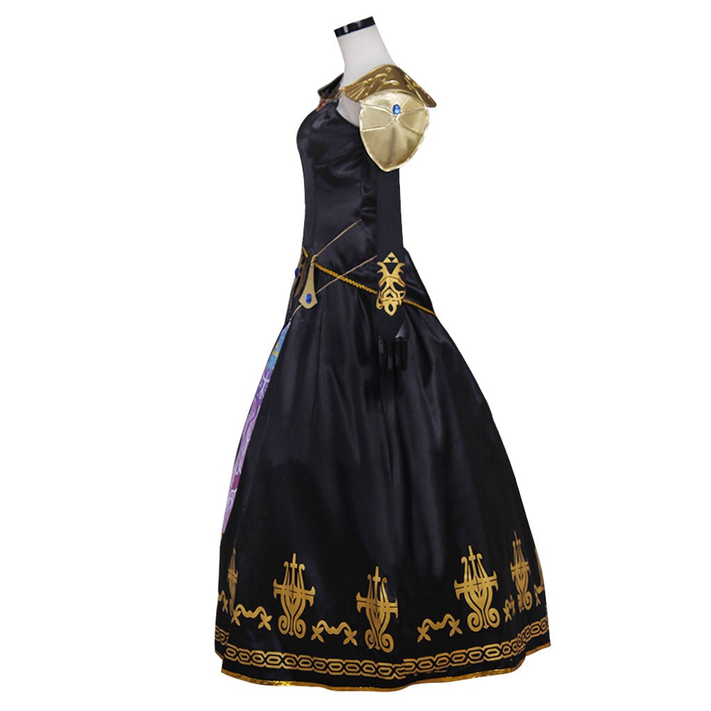 Vestido Cosplay Guerreira Princesa Sombria Preto | Fantasia de Jogo - Estrela Cosplay