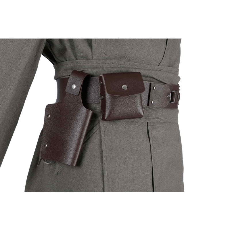 Traje de Cosplay Obi-Wan Kenobi Conjunto Completo - Manto Jedi para Halloween e Carnaval - Estrela Cosplay