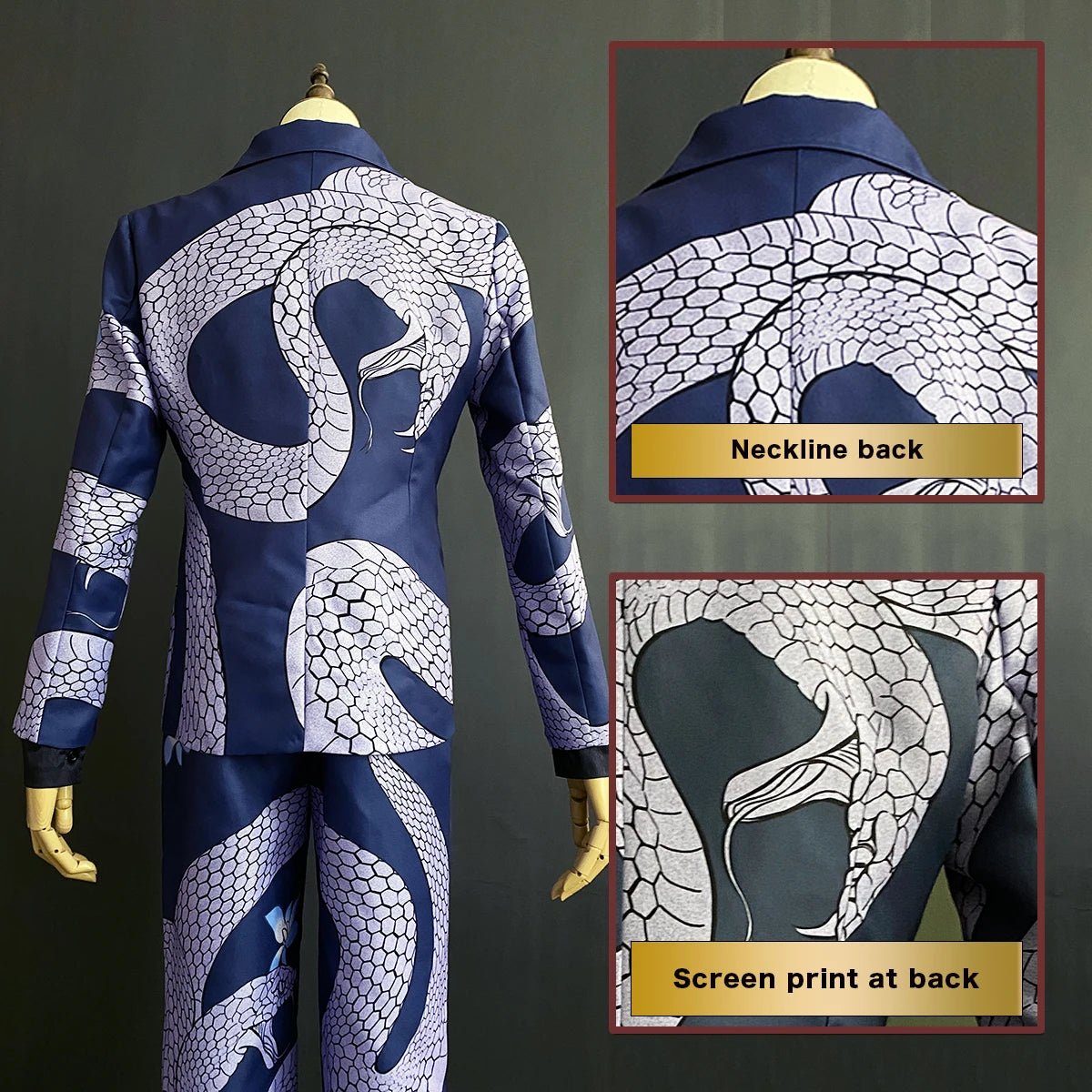 Fantasia de Cosplay Rindo Haitani Tokyo Revengers - Roupa de Cobra Roxa para Halloween e Presente de Natal - Estrela Cosplay