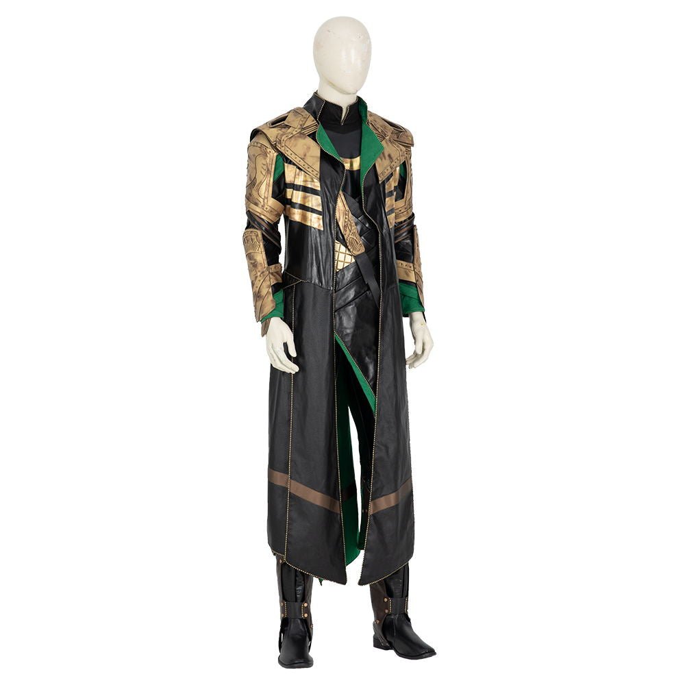 Fantasia de Loki de Alta Qualidade, Traje de Batalha para Halloween, Macacão Danificado, Armadura, Capacete - Estrela Cosplay