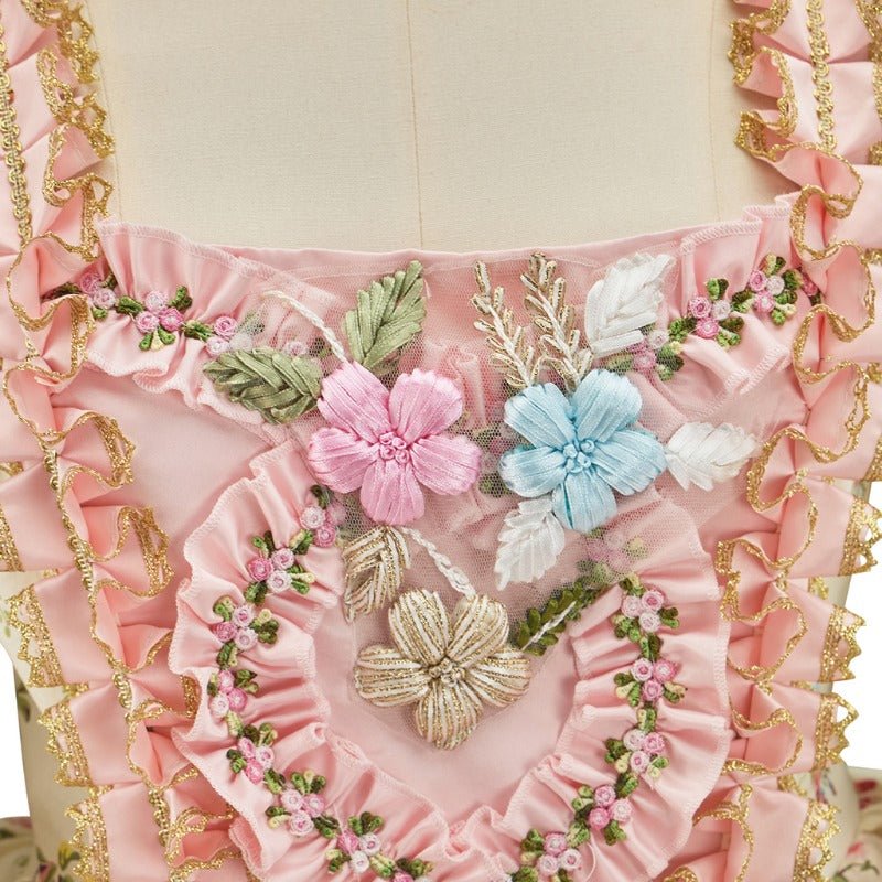 Vestido Elegante Rococo para Cosplay de Mulheres Medievais - Estrela Cosplay