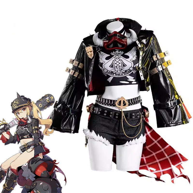 Fantasia Zenless Zone Zero Lucy - Membro dos Filhos de Calydon Uniforme Luciana de Montefio para Halloween e Cosplay - Estrela Cosplay