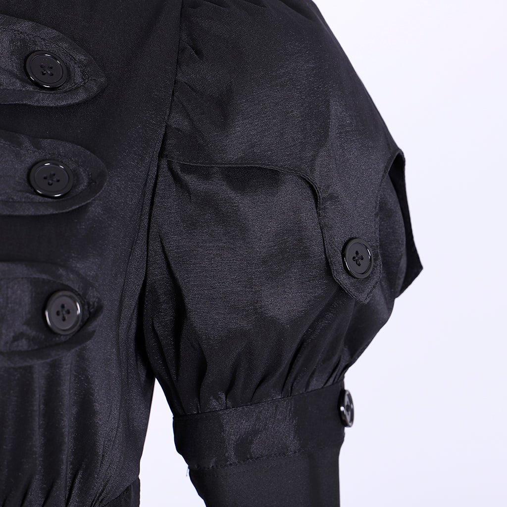 Vestido de Cosplay Eliza de Hamilton | Vestido de Baile Preto em Seda para Mulheres Adultas | Personalizado para Halloween - Estrela Cosplay