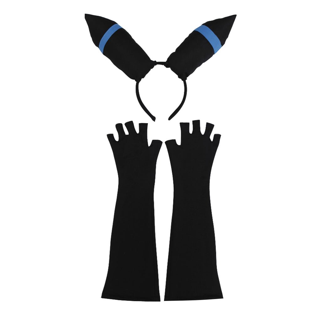Vestido de Cosplay Humano de Umbreon Pokémon - Estrela Cosplay