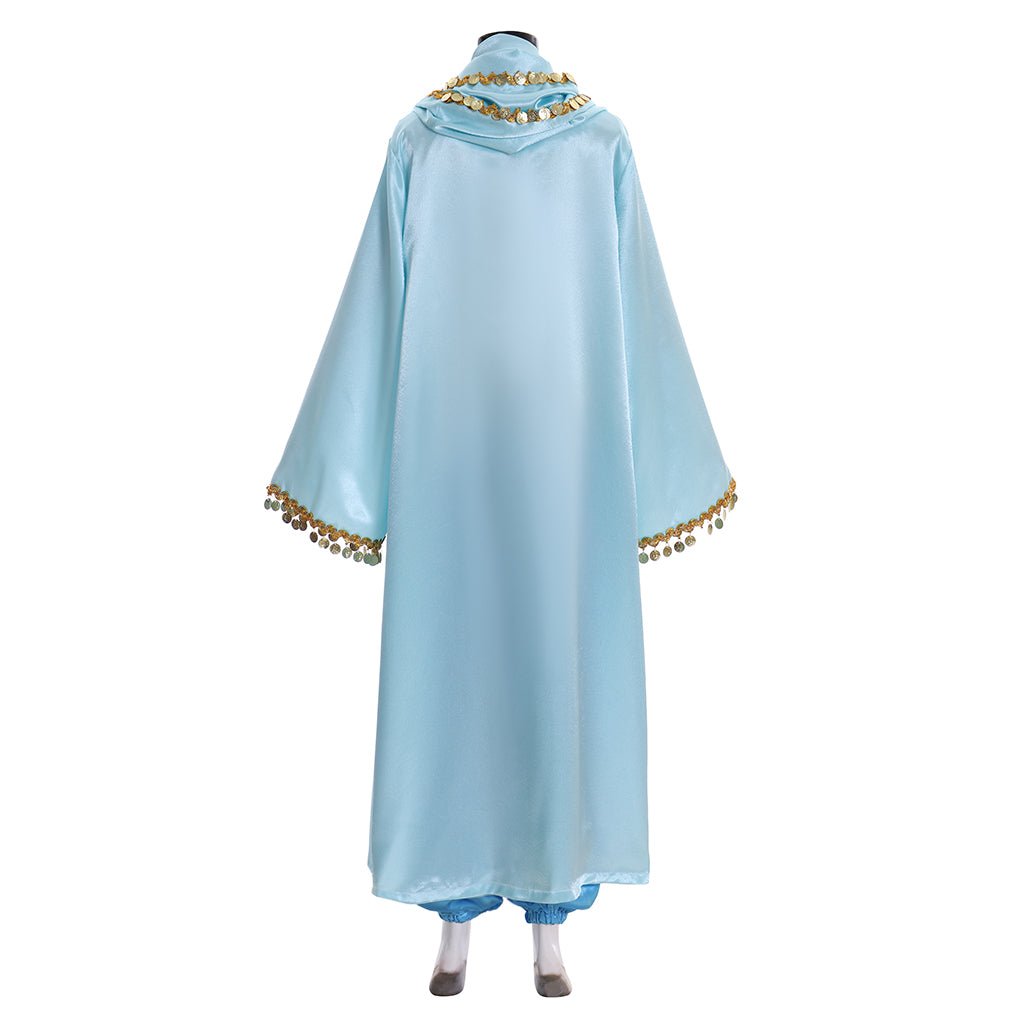 Fantasia de Princesa Jasmine com Capa | Traje Disney Aladdin para Halloween e Festas Temáticas - Estrela Cosplay