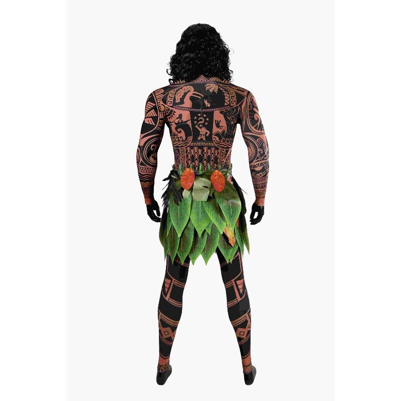 Fantasia de Maui de Moana para Adultos – Ideal para Halloween e Festas - Estrela Cosplay
