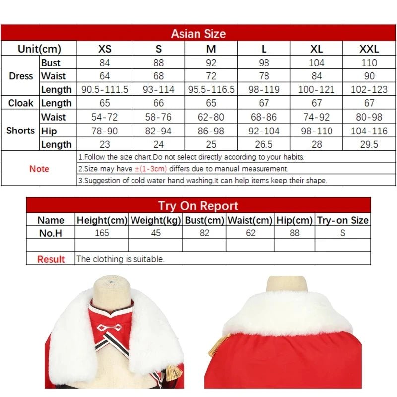 Fantasia de Beidou de Genshin Impact para Mulher - Conjunto Completo Preto e Vermelho - Estrela Cosplay