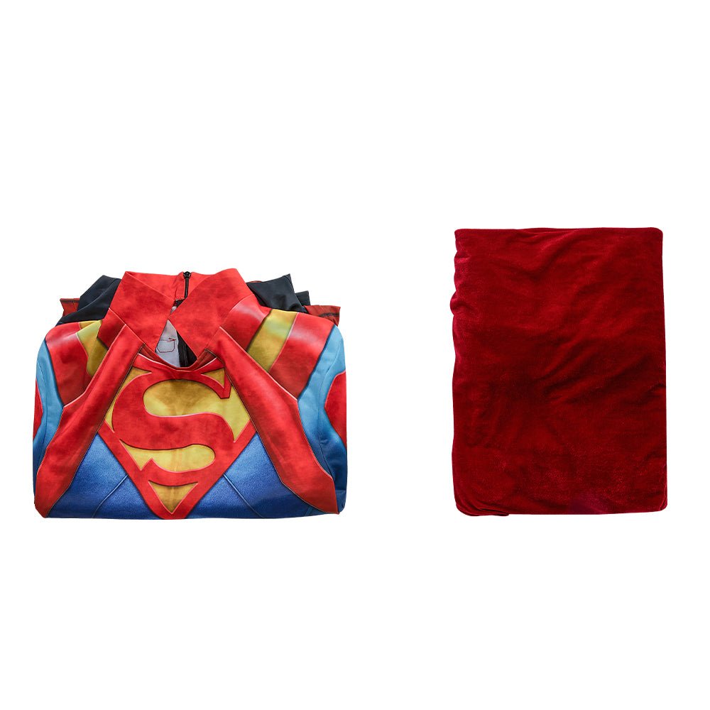 Quadrinhos O Novo 52 Superman Fantasia de Halloween Traje de Batalha Superman Conjunto Completo - Estrela Cosplay
