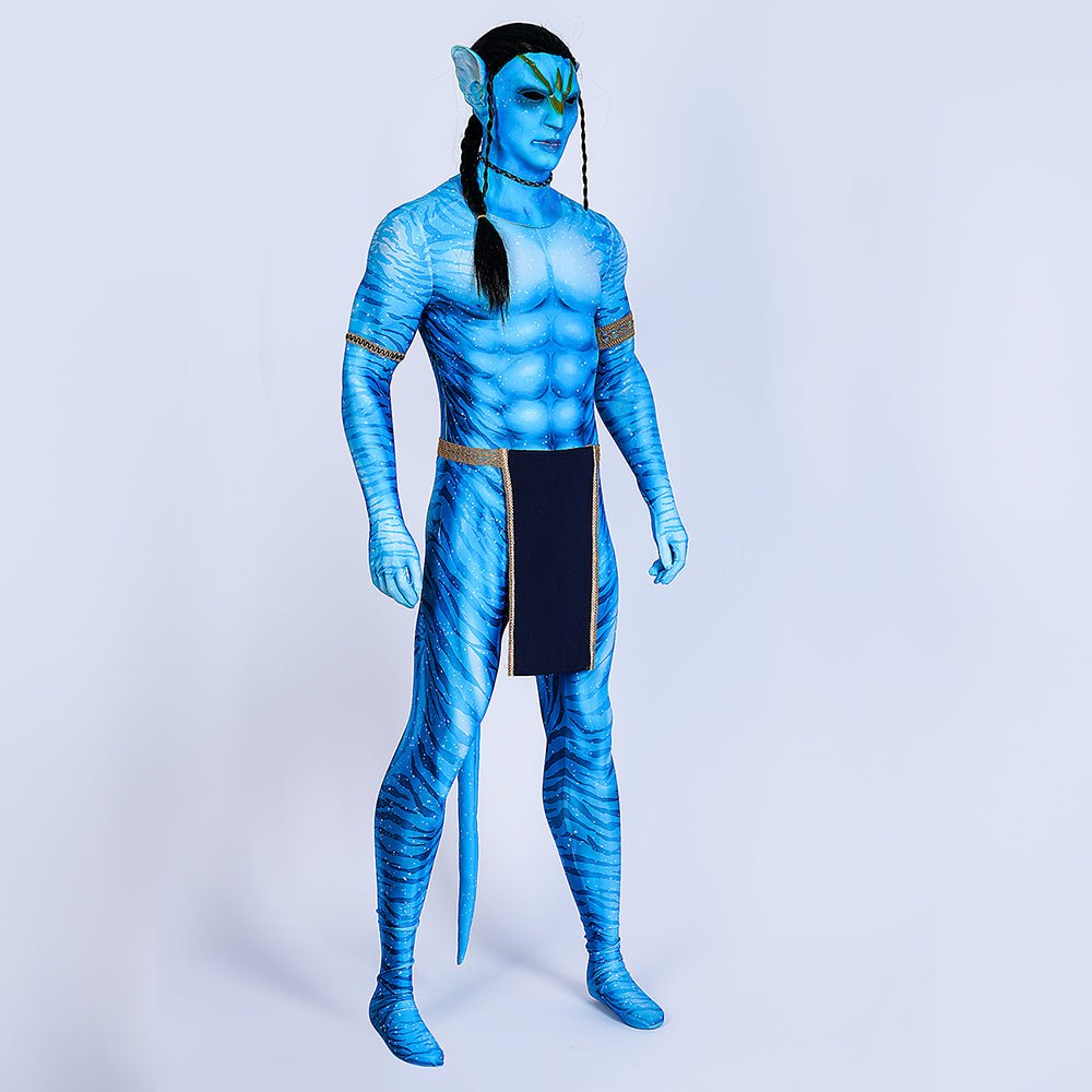 Fantasia Jake Sully - Avatar: O Caminho da Água - Traje Guerreiro Masculino para Halloween e Eventos - Estrela Cosplay