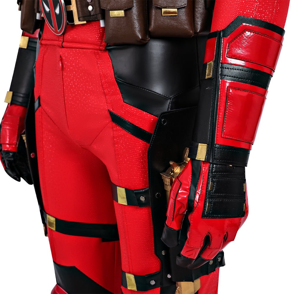 Fantasia de Cosplay Deadpool 3 Wolverine Wade Winston Wilson Conjunto Completo Com Sapatos - Estrela Cosplay