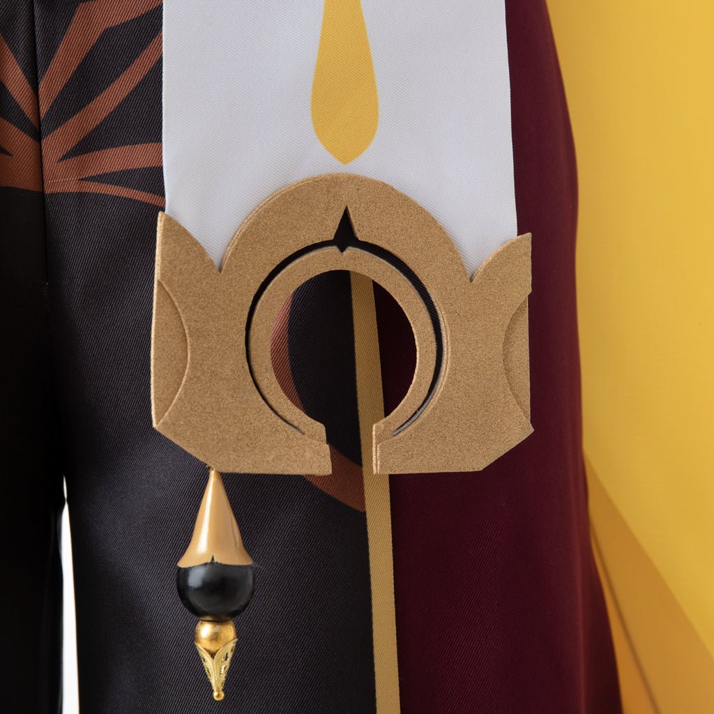 Fantasia de Cosplay de Genshin Impact - Viajante (Aether) | Traje Inspirado em Anime - Estrela Cosplay